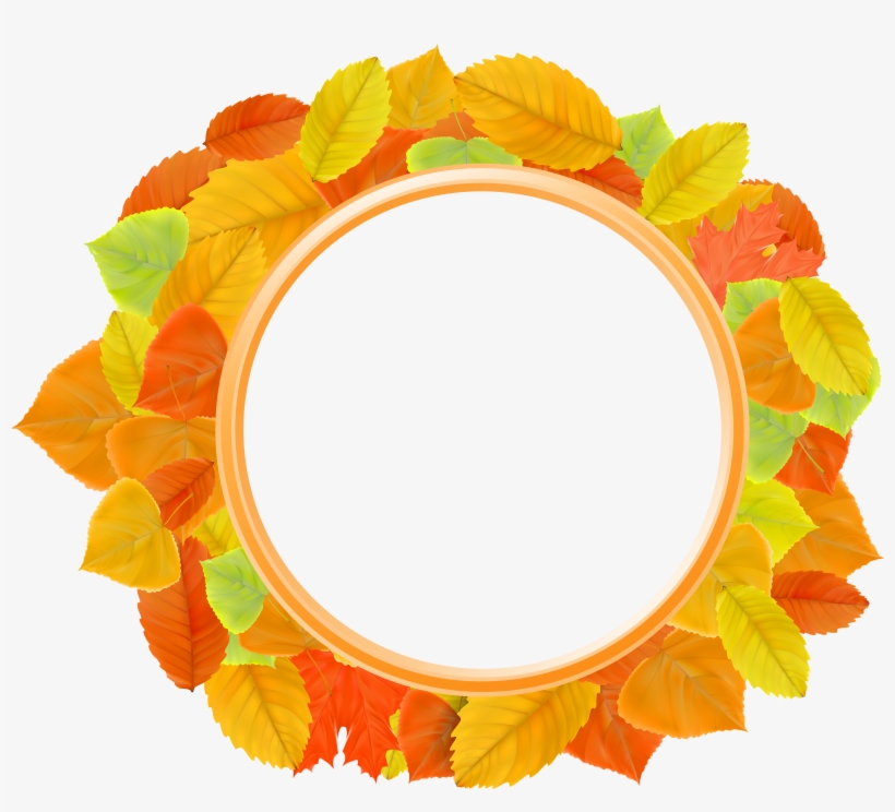 Autumn Leaves Frames Png - Marcos Hojas De Otoño Png, transparent png #650890