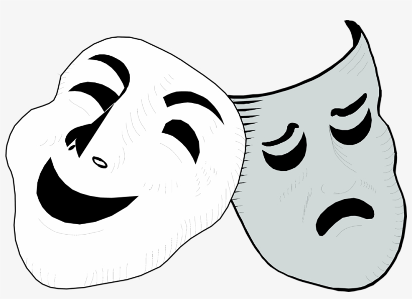 Drama - Drama Masks Transparent Background, transparent png #651238