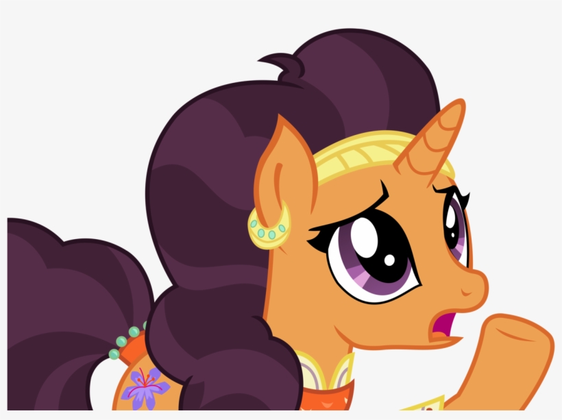 Sketchmcreations, Open Mouth, Raised Hoof, Safe, Saffron - Saffron Masala Vector, transparent png #651388