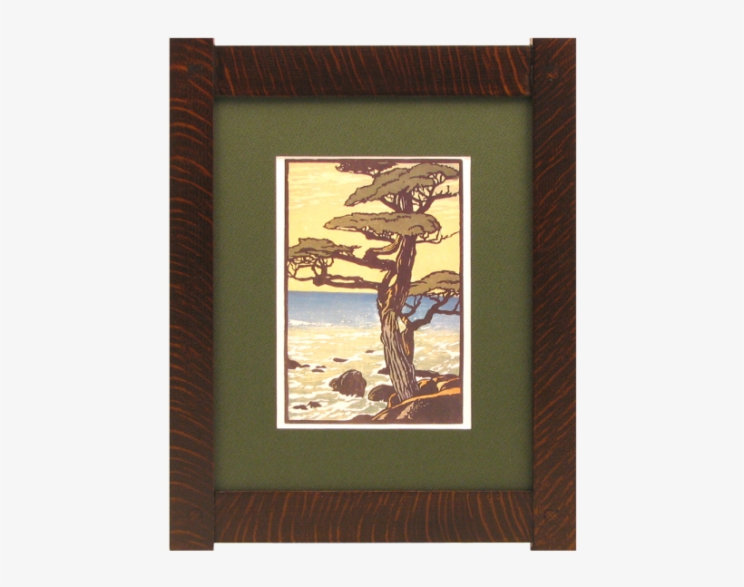Classic Mission Tenon Wood Frames - Arts Crafts Block Prints, transparent png #651415