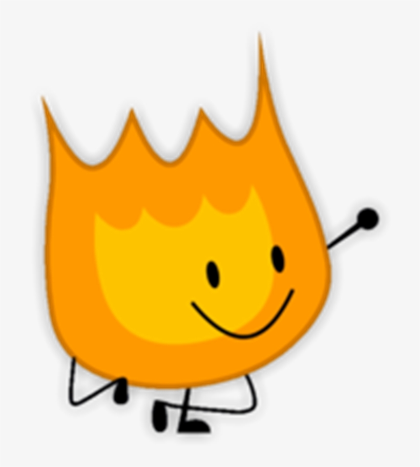 Bfdi3 Giant Firey By - Battle For Dream Island Firey, transparent png #651569