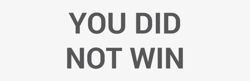 No Win Top Image - Jwin, transparent png #651837