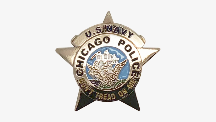 Chicago Police Department Star Lapel Pin - The Cop Shop Chicago, transparent png #651881