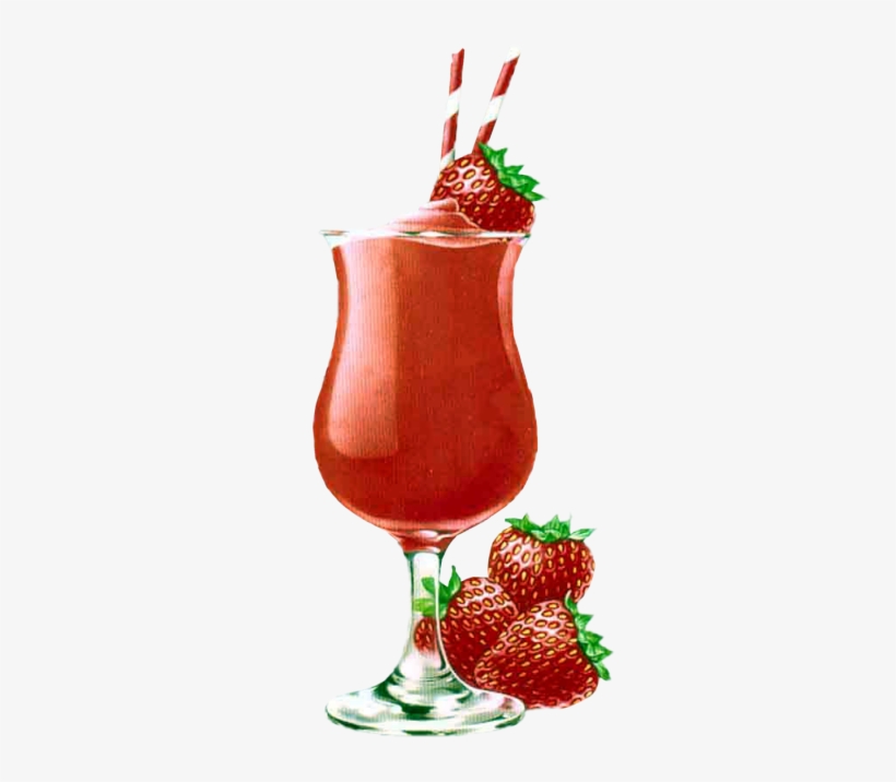 Mis Laminas Para Decoupage - Strawberry Juice Clip Art, transparent png #651904