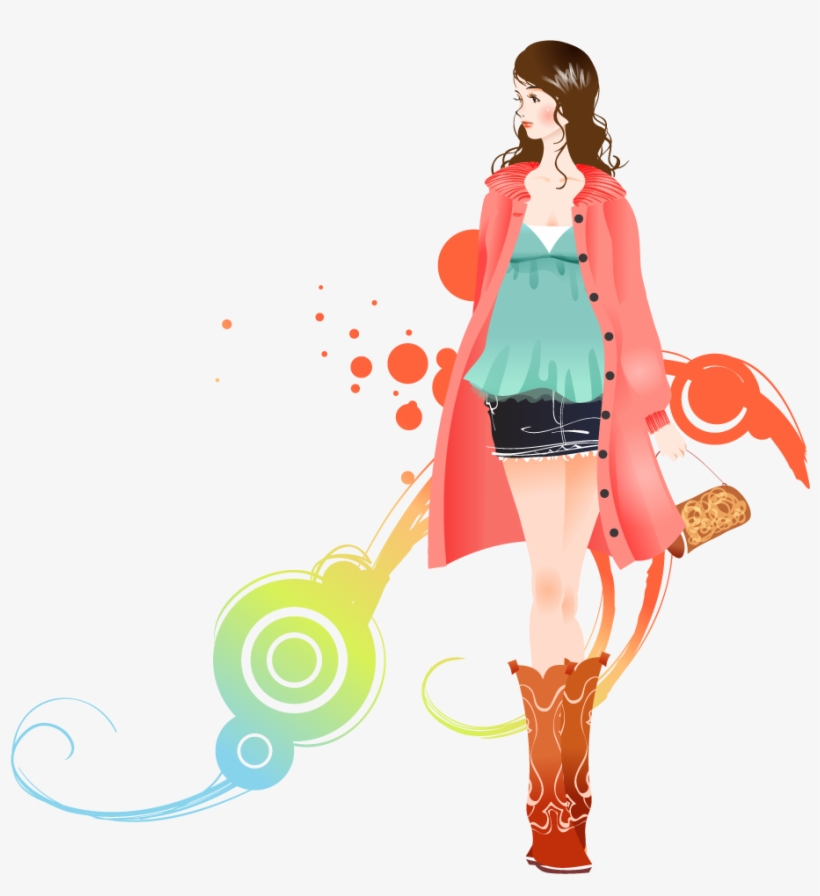 Download Fashion Girl Transparent Background Hq Png - Fashion Icon Png, transparent png #652557