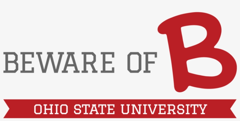 Logo Ohio State B Clr B8222a Ffffff - Graphic Design, transparent png #652755