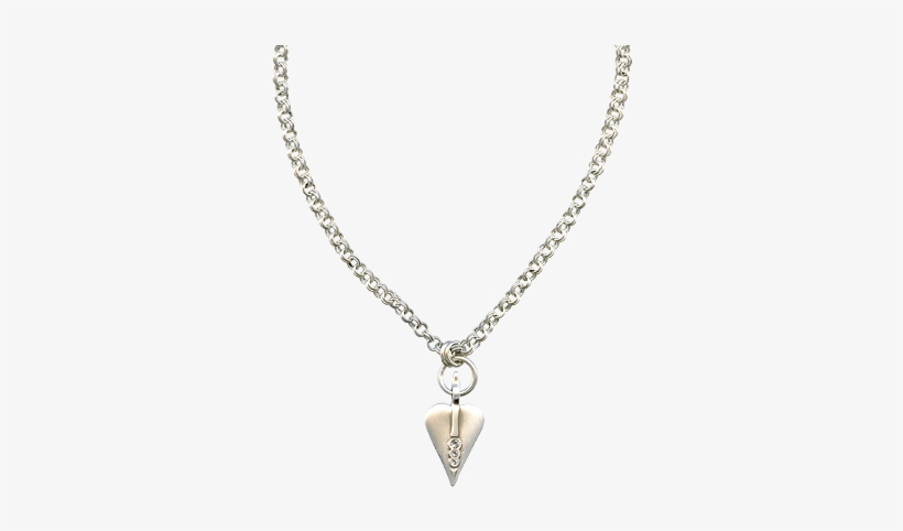 Free Icons Png - Danon Silver Necklace With Swarovski Crystals Heart, transparent png #653182