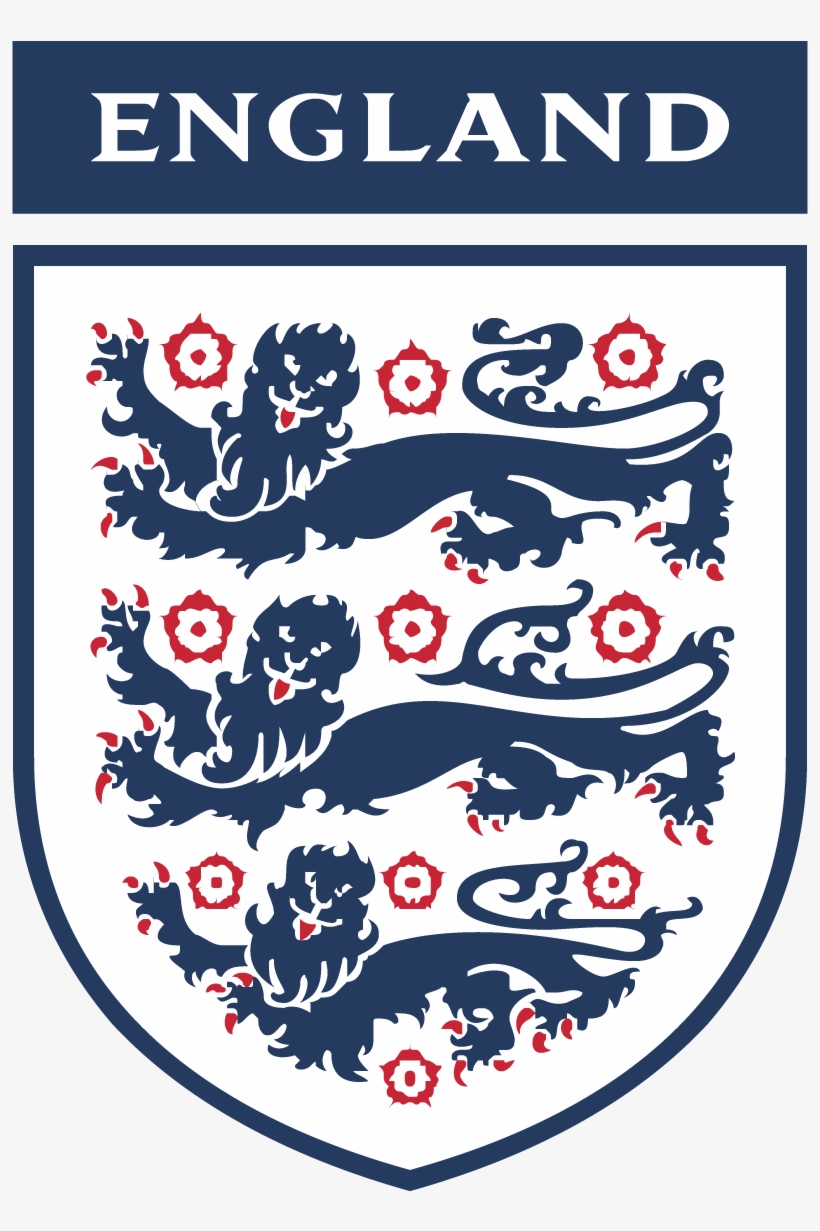 England Football Team Logo Three Lions Vector - England Flag 3 Lions, transparent png #653292