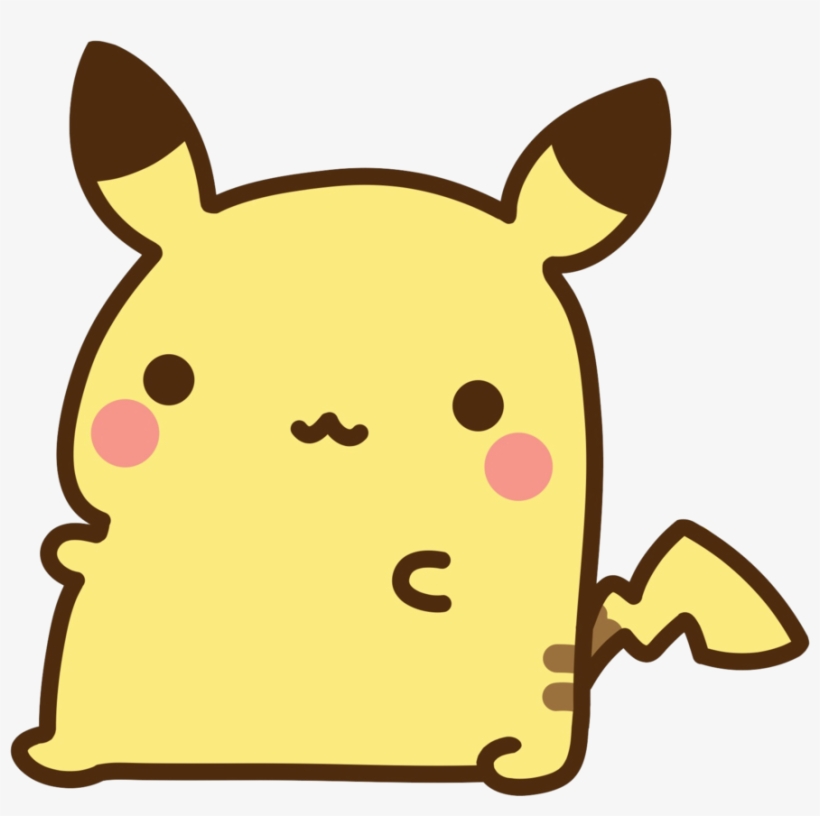 Not Mine Pikachu Chibi Fabulous Cute Kute Tiny Sticker - Cute Pikachu Chibi, transparent png #653296