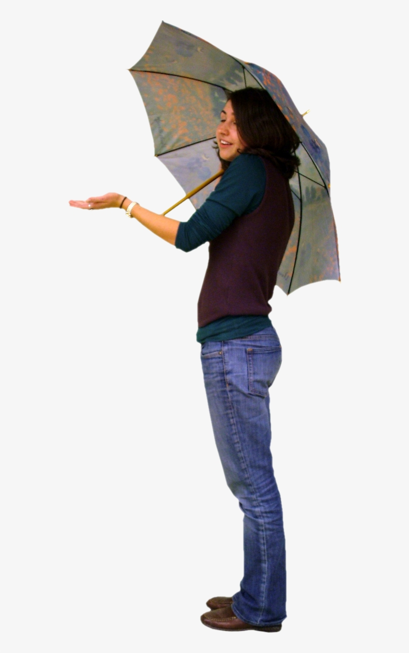 Cb Girl Png - Woman With Umbrella Png, transparent png #653421