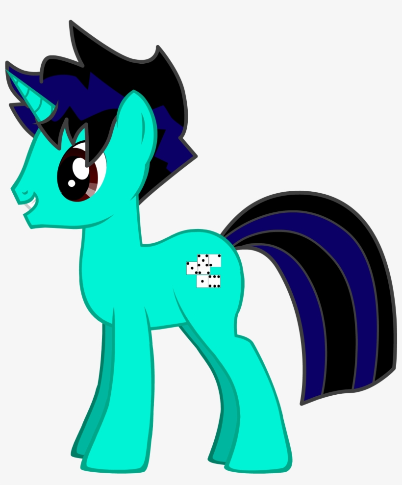 Fanmade Domino Mint Oc - My Little Pony Light Blue, transparent png #653539