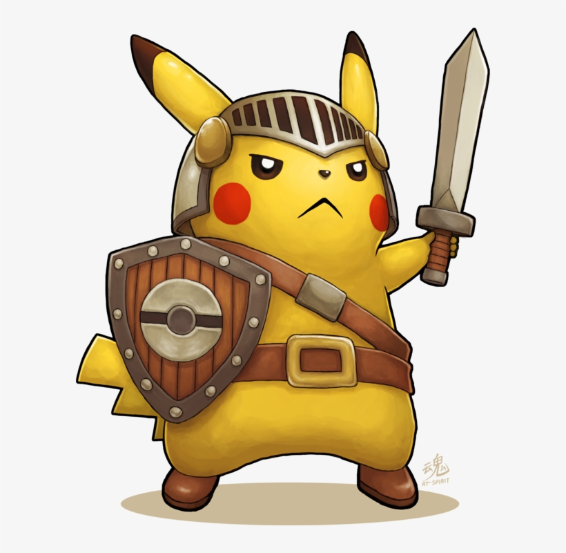 What Other Pikachu Dress Up Would Be Fun To Draw By - Pokemon Knight, transparent png #653791