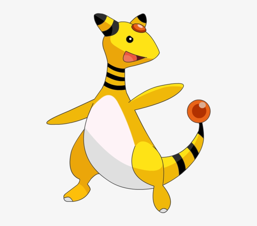 Fuck You Guys As Well, I Like Electric Types Too, Just - Ampharos Pokemon, transparent png #654186