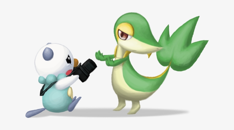 Emolga, Minccino, Pachirisu, Oshawott And Pikachu - Snivy And Oshawott Cute, transparent png #654207