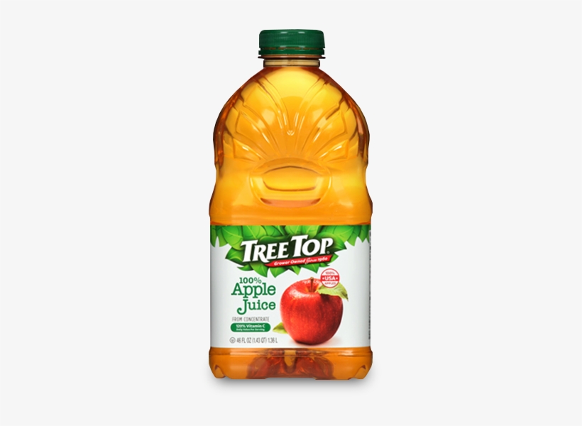 Apple Juice Bottle - 64 Oz Juice Bottle, transparent png #654288
