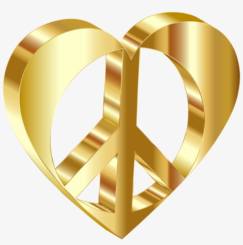 This Free Icons Png Design Of 3d Peace Heart Mark Ii, transparent png #654310