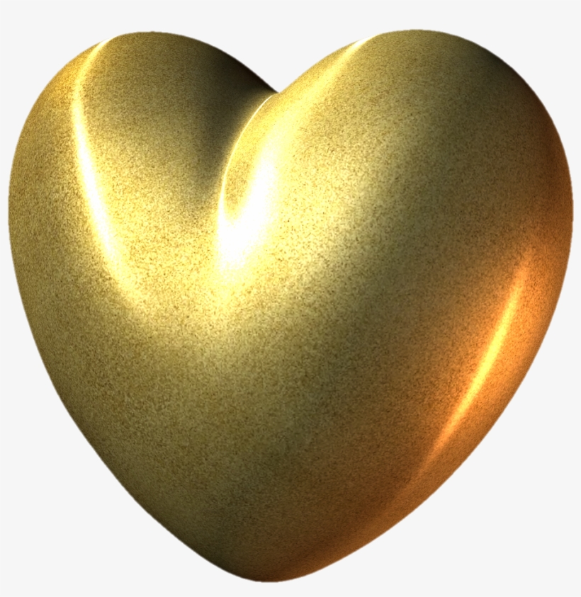 Golden Days, Heart Of Gold, My Heart, Gold Gold, Clip - Gold Heart .png, transparent png #654455
