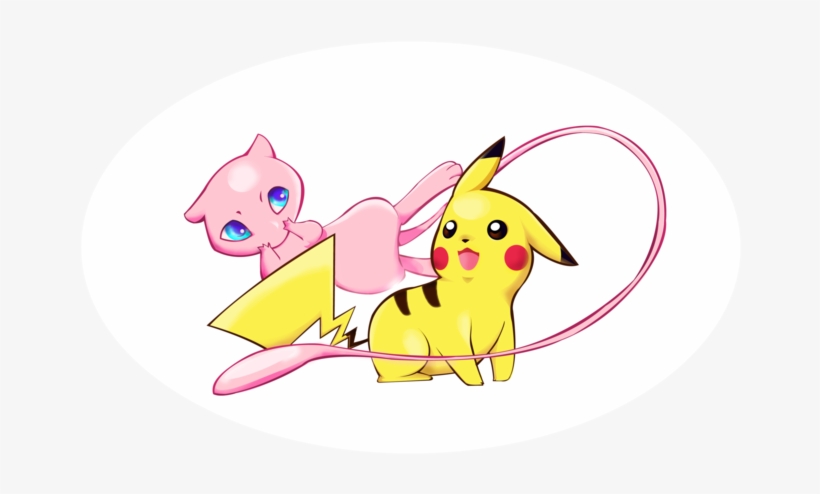 And Mew By Madeye On Deviantart - Pokemon Mew And Pikachu, transparent png #654485