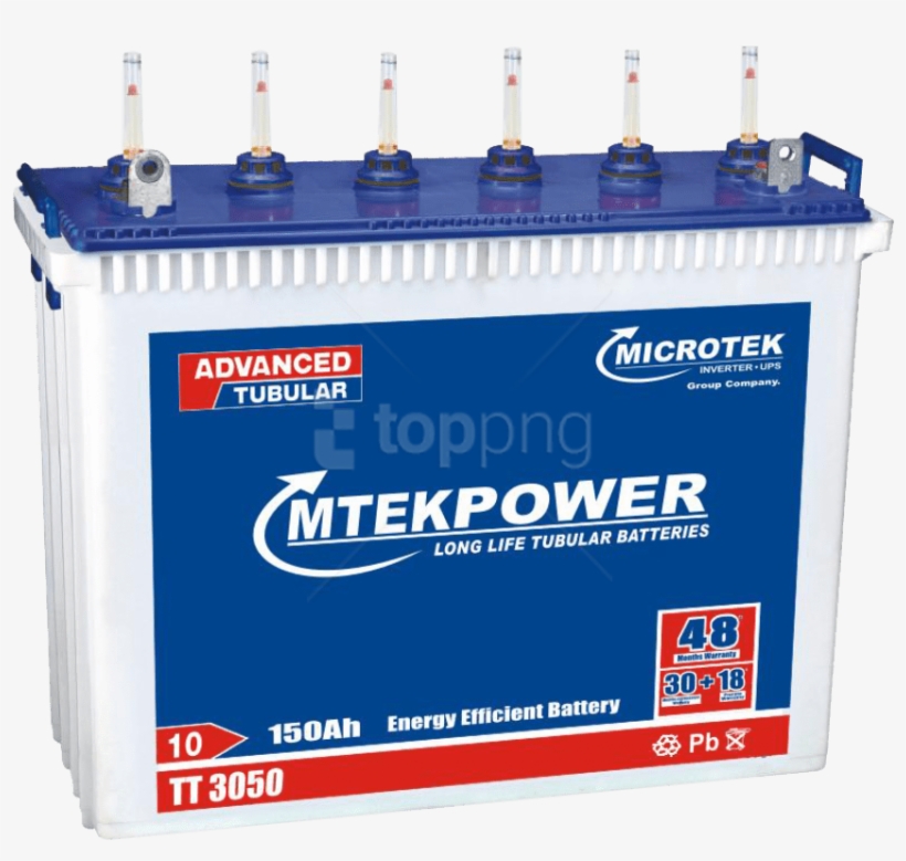 Inverter Battery Png Picture - Microtek Inverter Battery Price, transparent png #654511