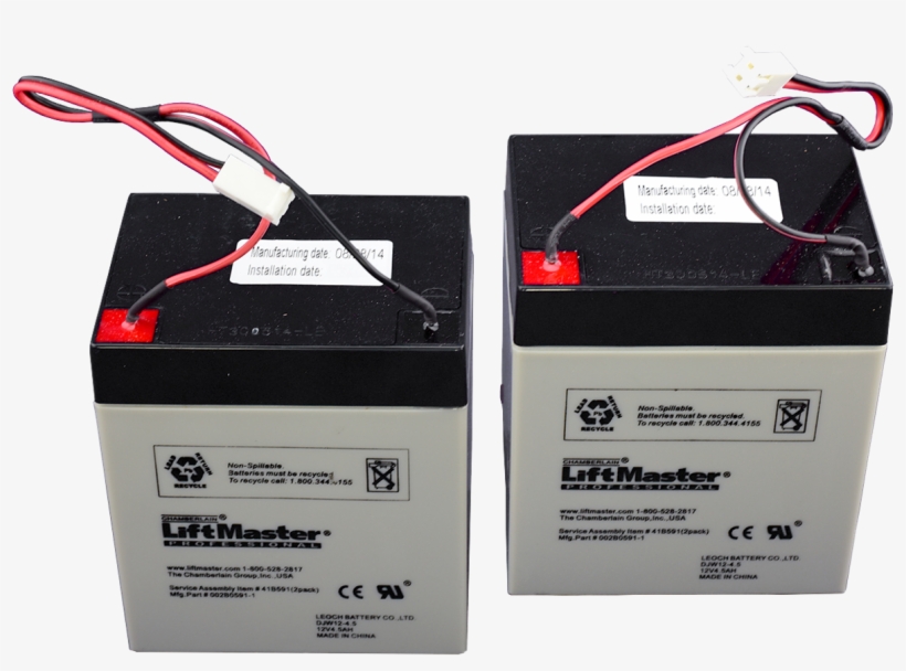 041b0591- Battery Backup Kit, Qty - Garage Door Opener, transparent png #654646