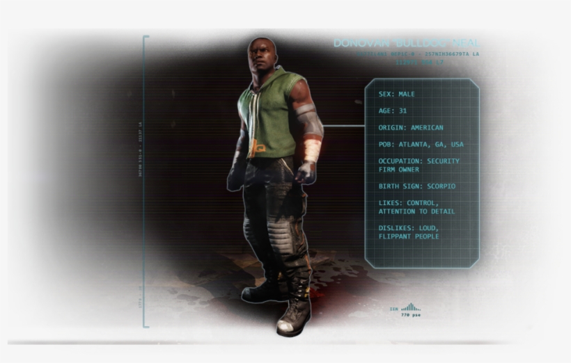 File - Bulldog - Killing Floor Donavan Neal, transparent png #654717