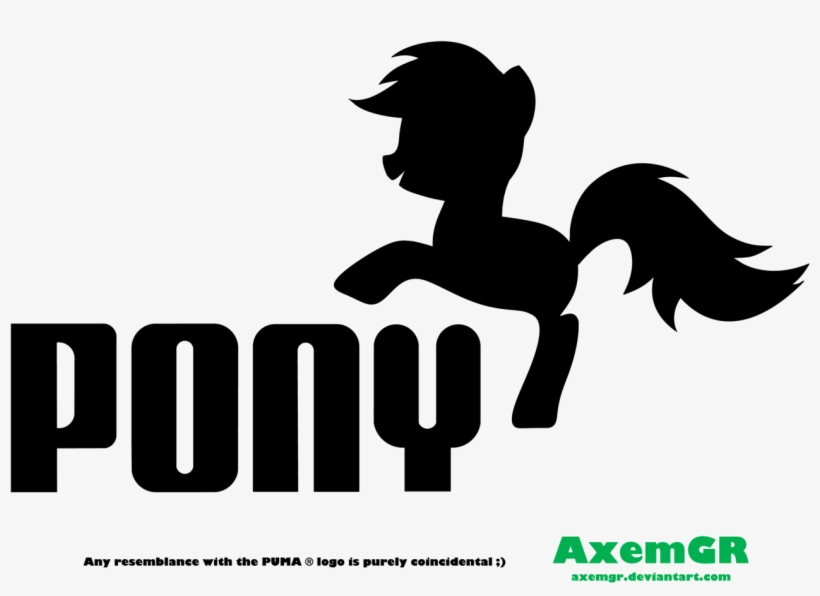 Axemgr, Logo, Parody, Ponified, Puma, Safe - Puma, transparent png #654782