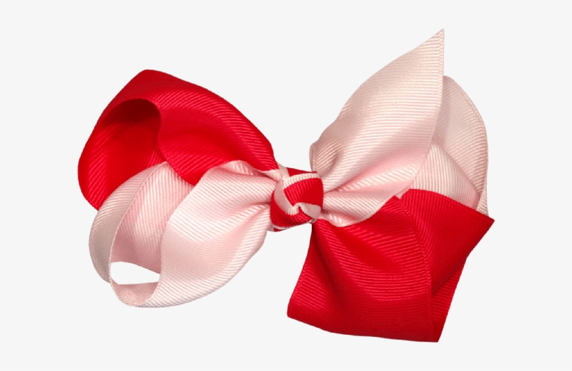 Light Pink Hot Pink Bow - Pink, transparent png #654827