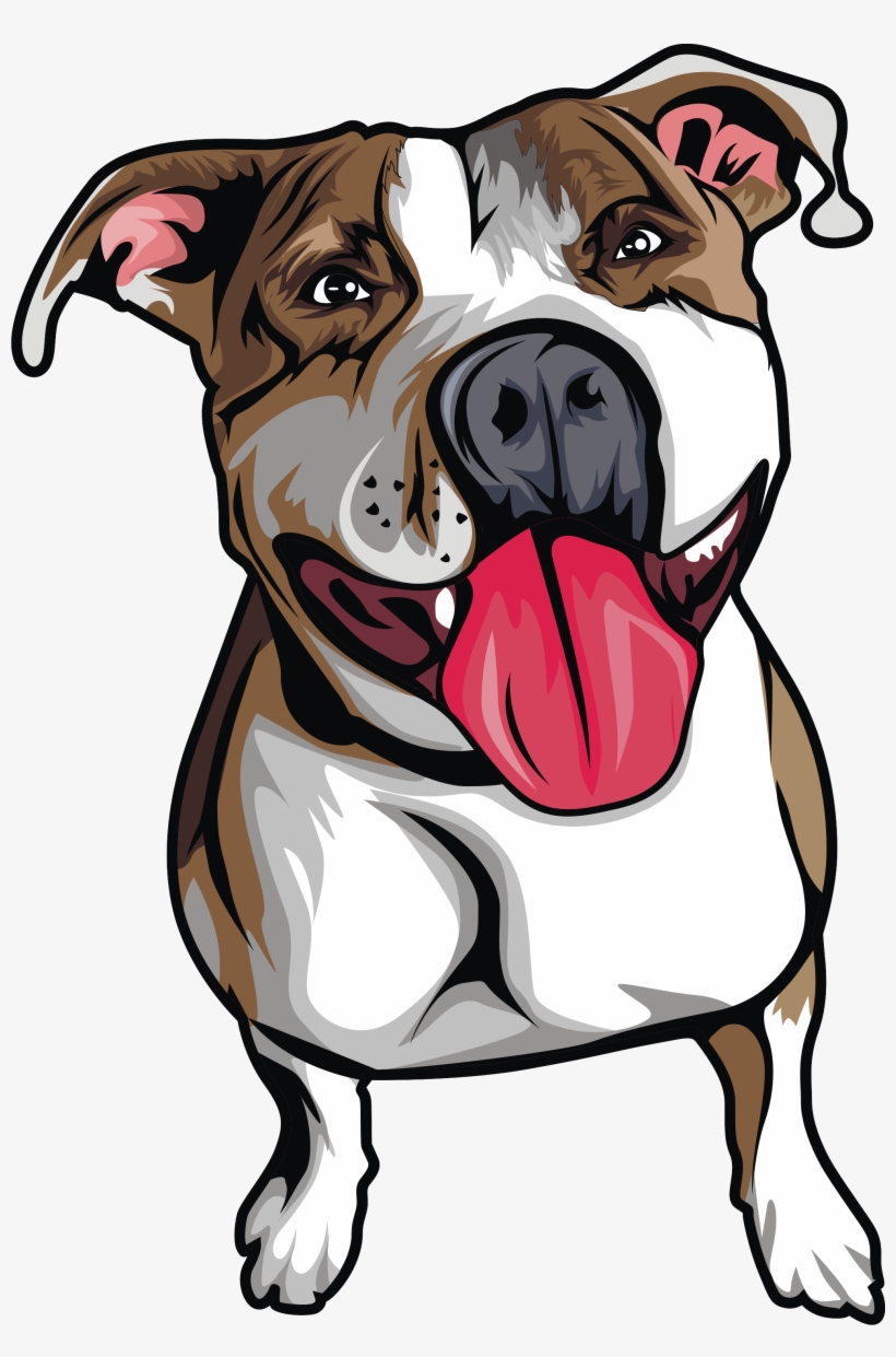 Bulldog Cartoon Muscle Png - Dog, transparent png #654949
