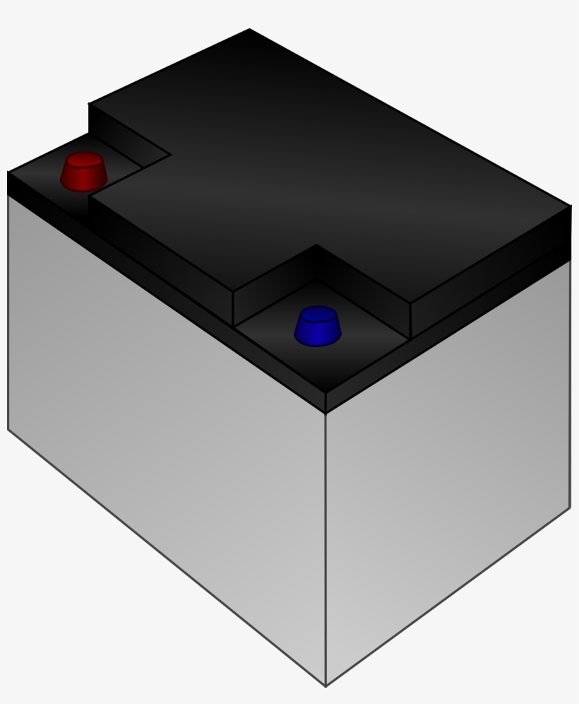 Car Battery Clip Royalty Free - Battery Clip Art, transparent png #654964