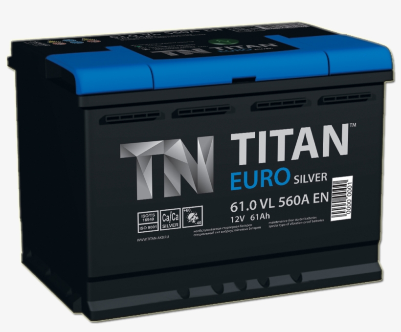 Car Battery - Аккумулятор Титан, transparent png #655015