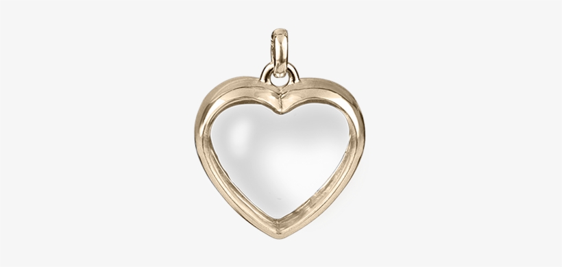 Stow Lockets Medium Rose Gold Heart Locket Pendant - Locket, transparent png #655216