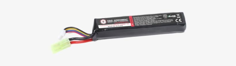 Li Po 800mah G 11 079 G&g Airsoft Battery Clipped Rev - G&g 11.1 800mha Lipo, transparent png #655397