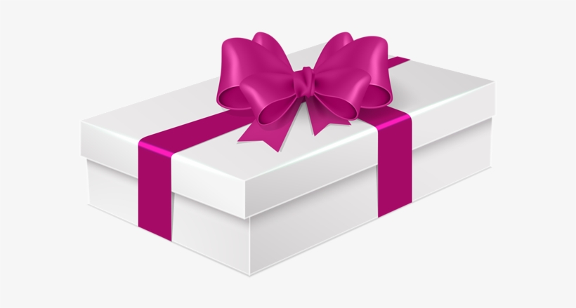 Gift With Pink Bow Png Clip Art - Portable Network Graphics, transparent png #655555