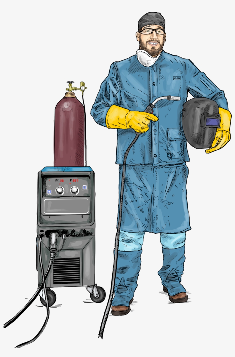 Welder Safety Equipment-ppe - Equipos De Proteccion Para Trabajos En Caliente, transparent png #655634
