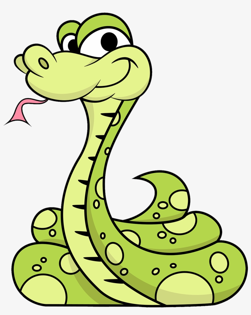 Transparent Snake Clip Art Png - Cartoon Snake, transparent png #656042