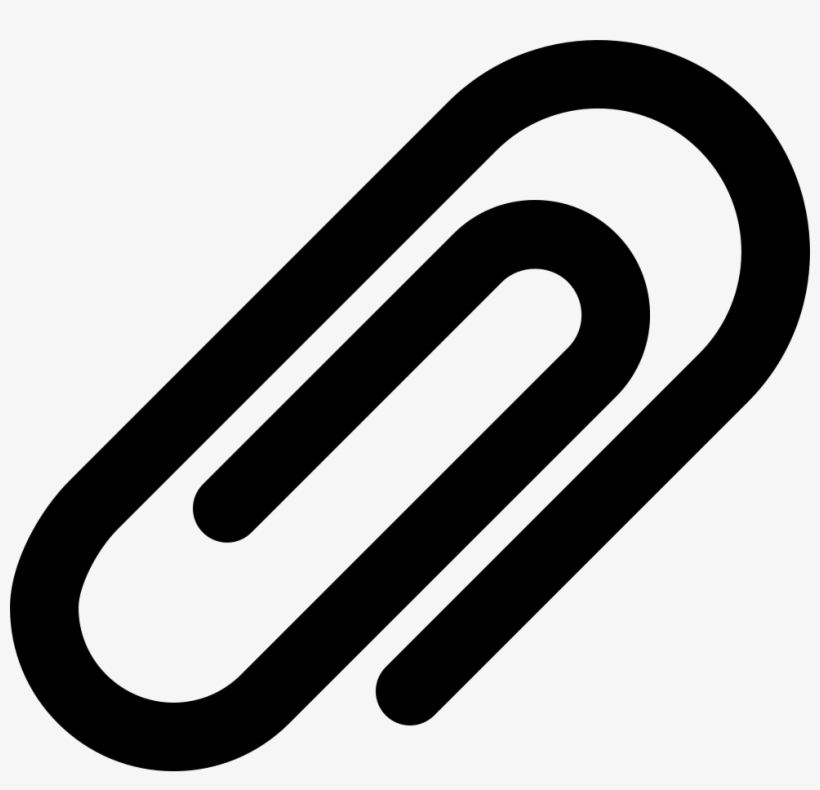 Attachment Paperclip Symbol Of Interface Comments - Anhang Icon, transparent png #656471