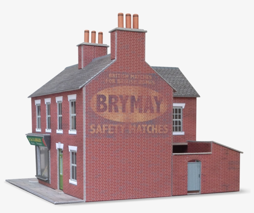 Brymay Ghost Sign In Situ On Metcalfe Corner Shop - House, transparent png #656967