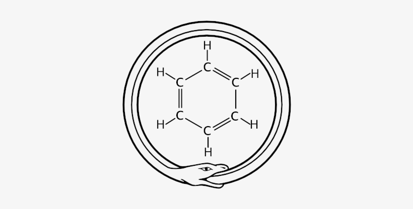 Benzene Ouroboros, transparent png #656986