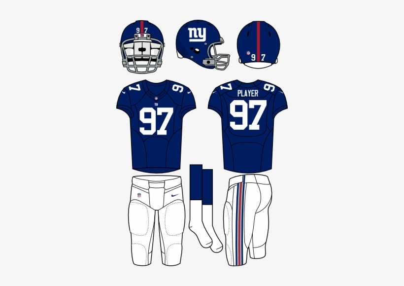 New York Giants Uniform - New York Giants Home Uniform, transparent png #657243