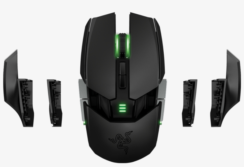 Fully Customizable Ambidextrous Ergonomics - Mouse Gamer Razer Ouroboros, transparent png #657355
