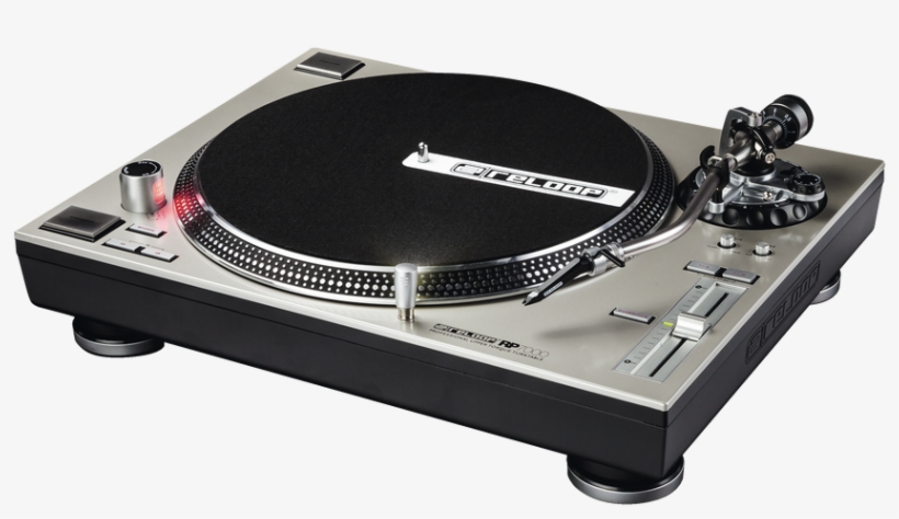 Reloop Rp-7000 Direct Drive Turntable, Silver, transparent png #657421