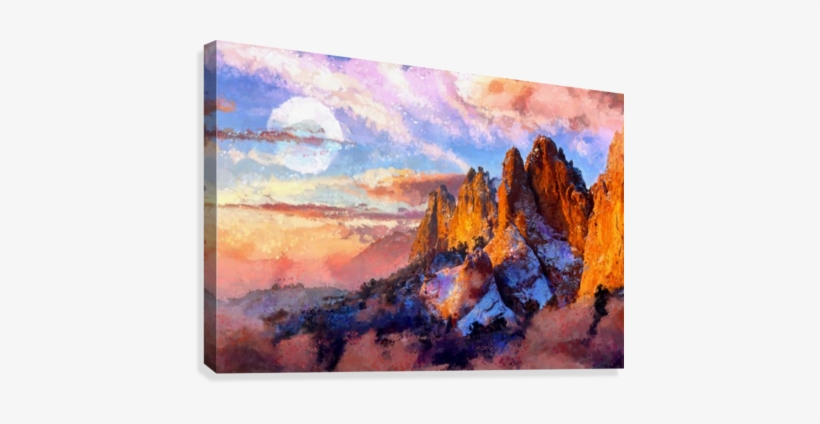 Colorado Mountains Canvas Print - Artwork Colorado Mountains, transparent png #657583