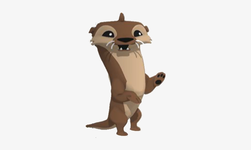 Otter Up - Animal Jam Otter Drawing, transparent png #657710