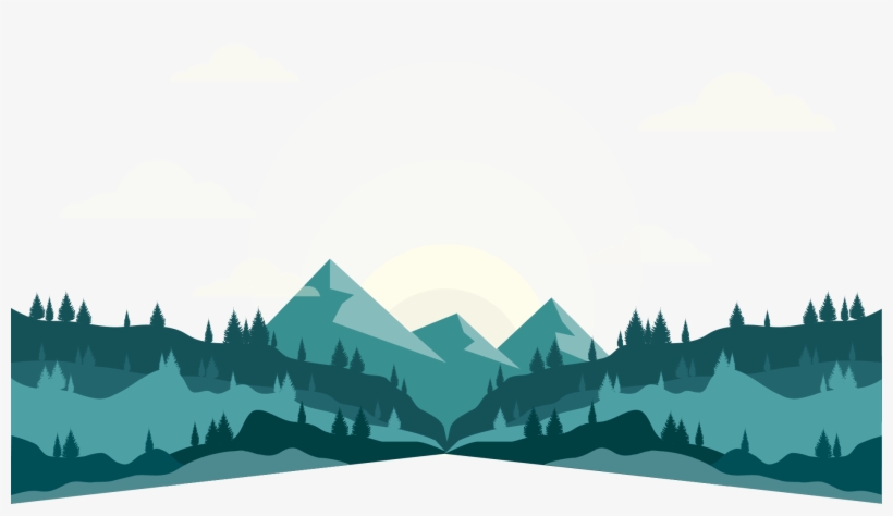 Landscape Euclidean Vector - Mountain Range Vector Png, transparent png #658026