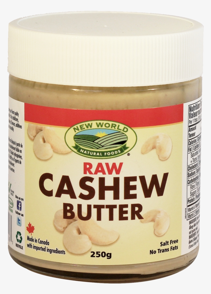 Raw Cashew Butter Natural, transparent png #658503