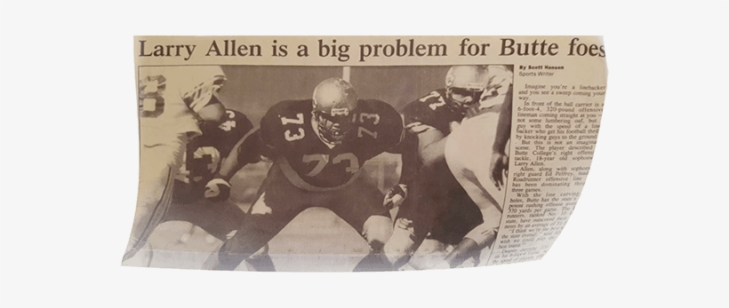 Frank Scalercia On The First Time He Saw Larry Play - Kick American Football, transparent png #658766