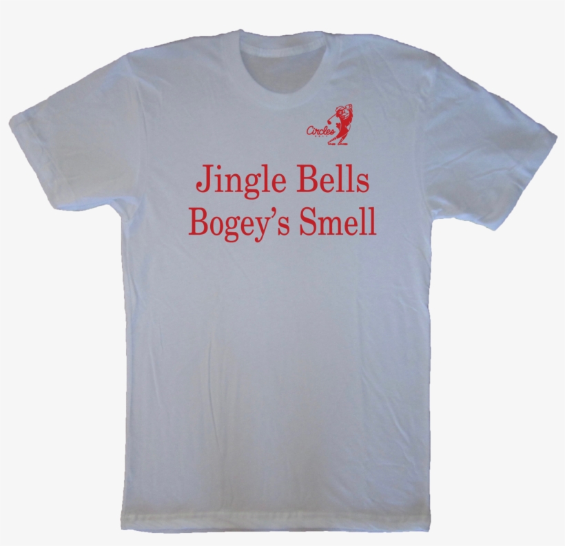 Jingle Bells Bogey's Smell Christmas Golf T-shirt - Active Shirt, transparent png #659018