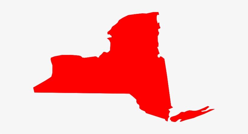 New York Map Clip Art At Clker - New York Map Clipart, transparent png #659062