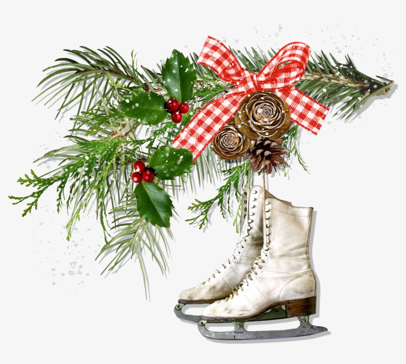 Jingle Bells Christmas Freebies - Figure Skate, transparent png #659085