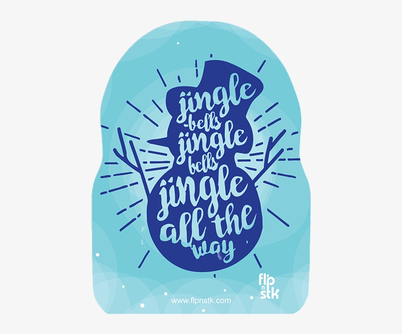 Jingle Bells Charcoal Snowman - Christmas Snowman Jingle Bells Jingle All The Way Womens, transparent png #659146